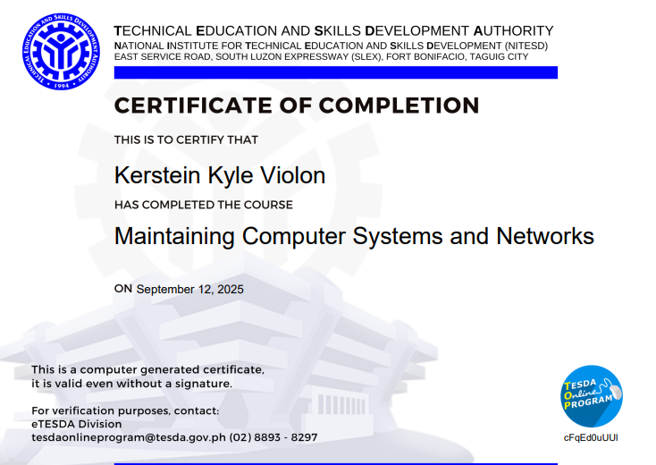 Certification 6