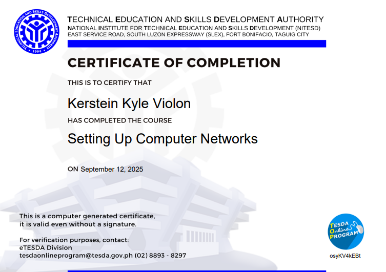 Certification 7