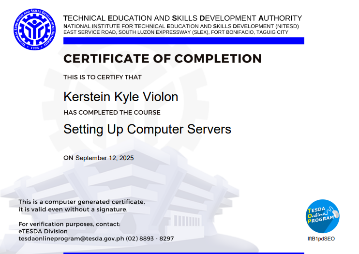 Certification 8